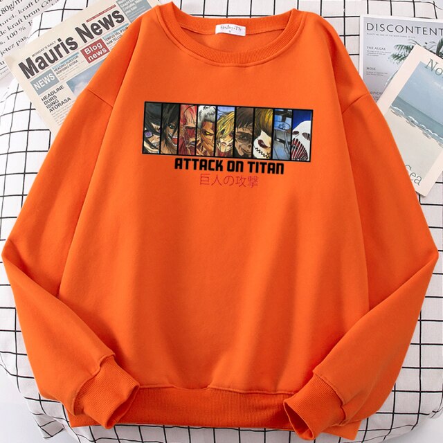 Pull Titans Primordiaux Attaque Des Titans orange