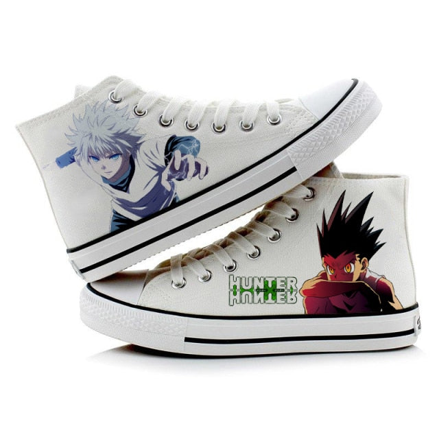 Chaussures Fermées Kirua et Gon Hunter x Hunter Converses Sneakers Adulte Homme Femme