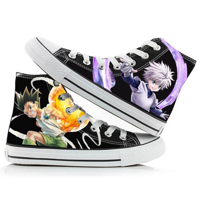 Chaussures Fermées Gon et Kirua Hunter x Hunter Converses Sneakers Adulte Homme Femme