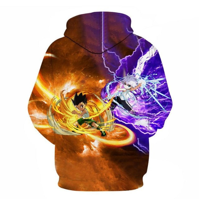 Gon & Killua HxH Kinder Sweatshirt Jungen Mädchen Pullover