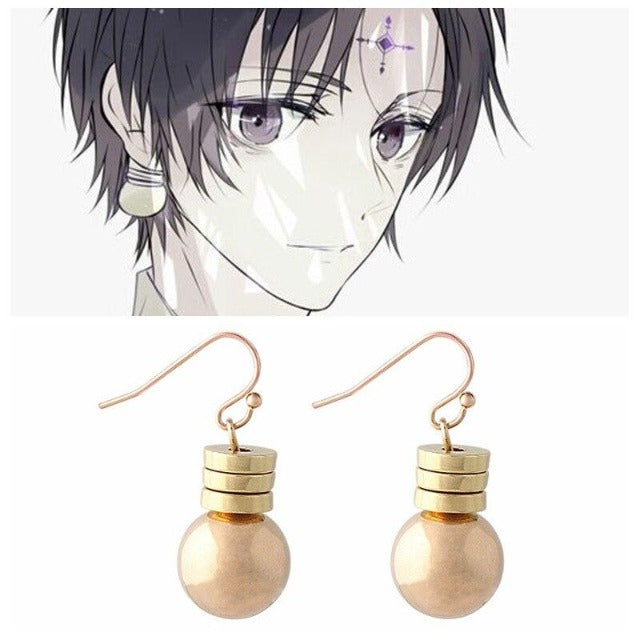 Boucles d'Oreilles Kuroro Hunter x Hunter