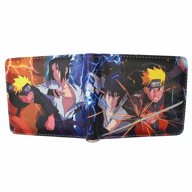 Portefeuille Naruto et Sasuke