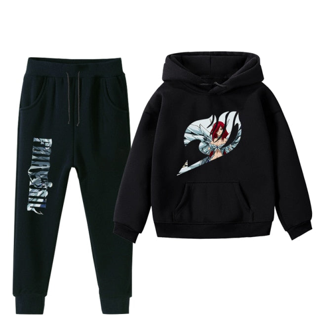 Ensemble Sweat & Pantalon Enfant Fairy Tail noir