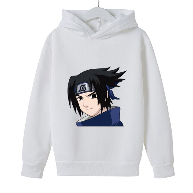 Sweat Enfant Sasuke blanc