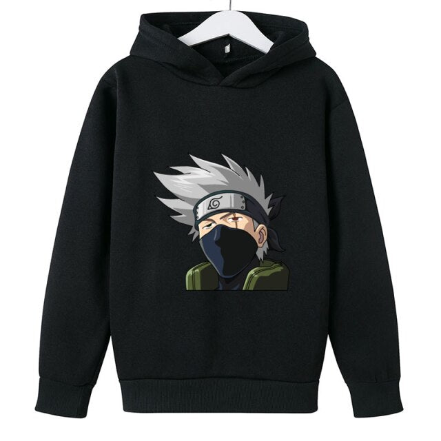 Pull Enfant Kakashi Hatake noir