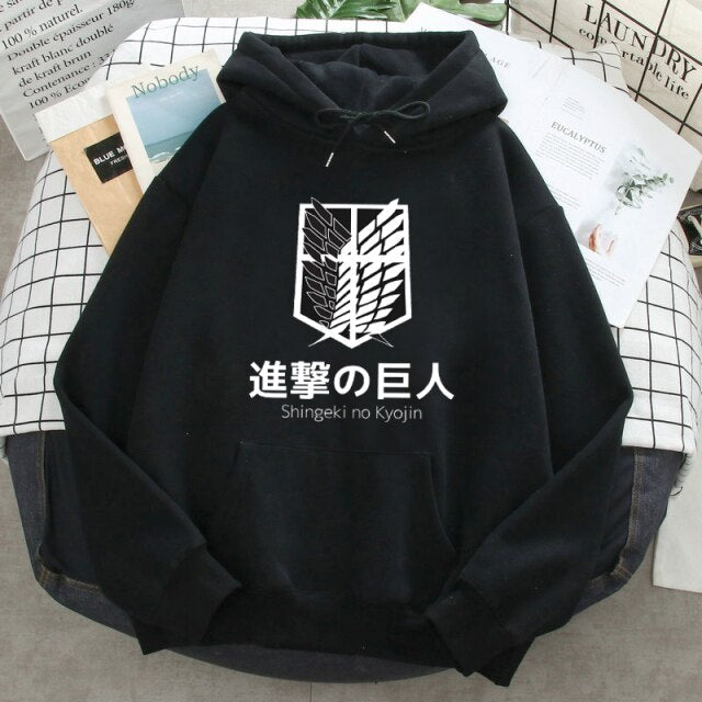 Sweat Shingeki no Kyojin Ailes de la Liberté noir