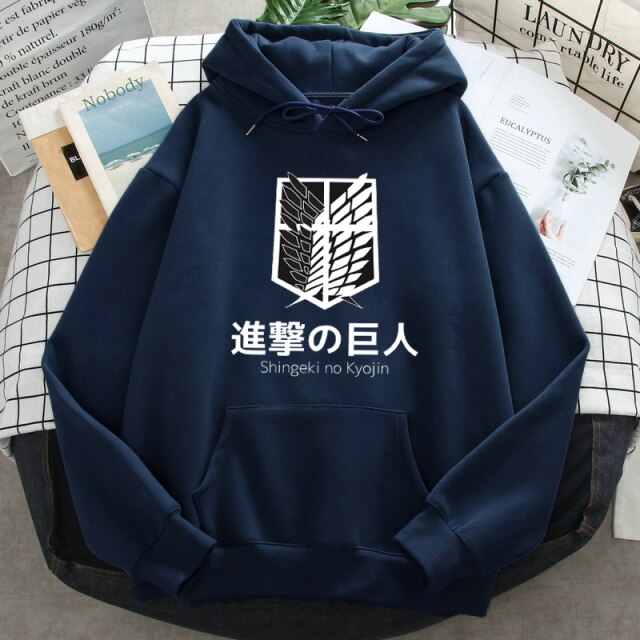 Sweat Shingeki no Kyojin Ailes de la Liberté bleu
