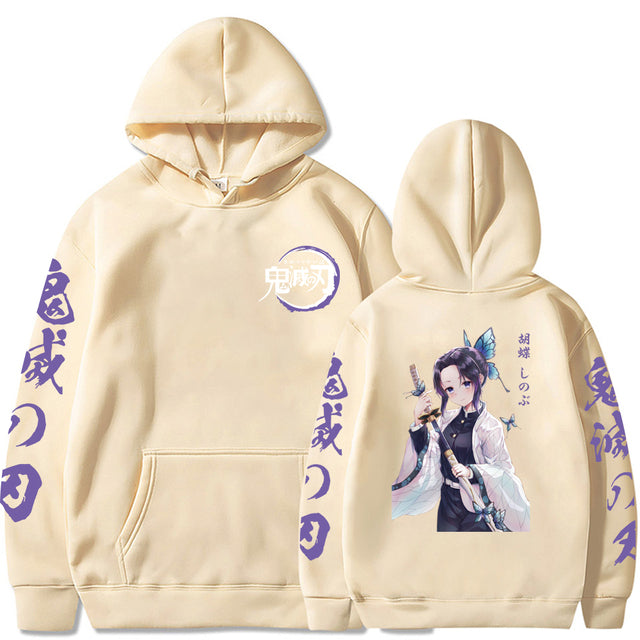 Sweat Shinobu Kocho Demon Slayer beige