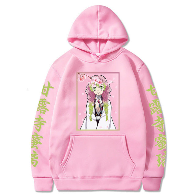 Sweat à Capuche Demon Slayer Mitsuri rose