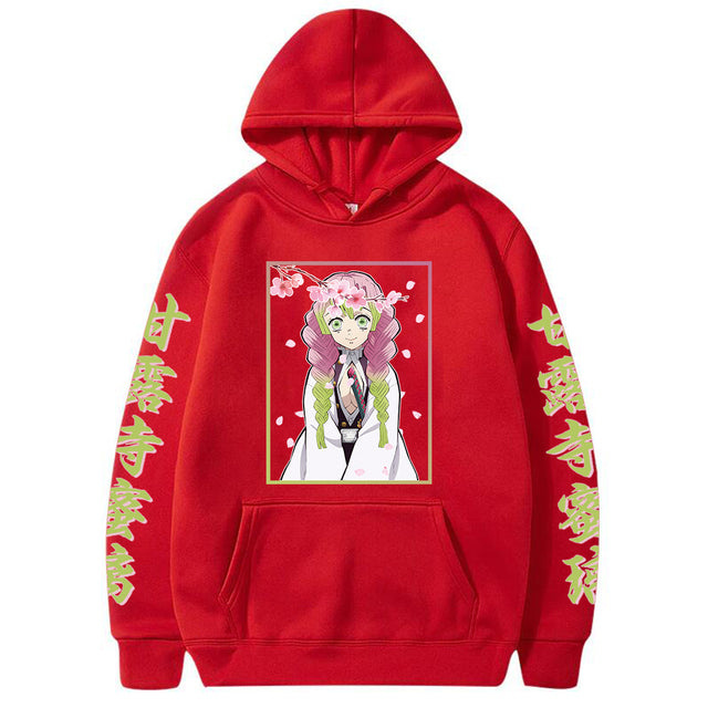 Sweat à Capuche Demon Slayer Mitsuri rouge