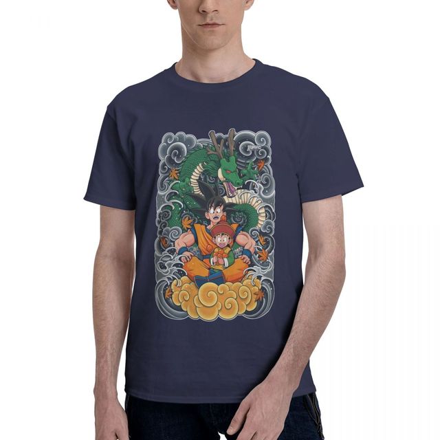 T-shirt Goku Gohan Dragon Ball Manga Floqué Adulte Homme Femme Courtes Manches