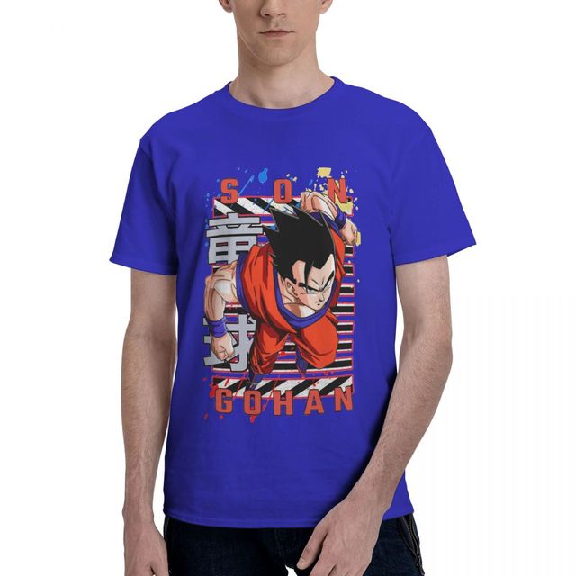 T-shirt Gohan Ultime Dragon Ball Manga Floqué Adulte Homme Femme Courtes Manches