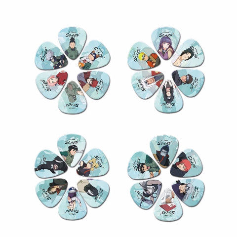 Médiator pour Guitare Naruto Lot de 10 pièces