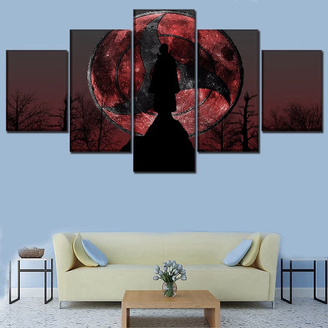 Toile Naruto Itachi Uchiha Deco Tableau Cadre Mural Manga
