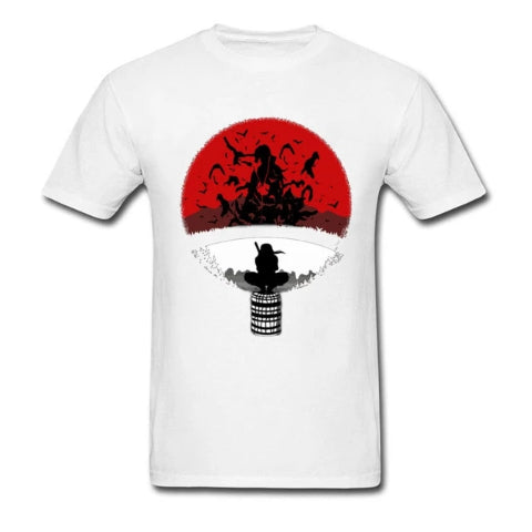 T-Shirt Clan Uchiwa Blanc