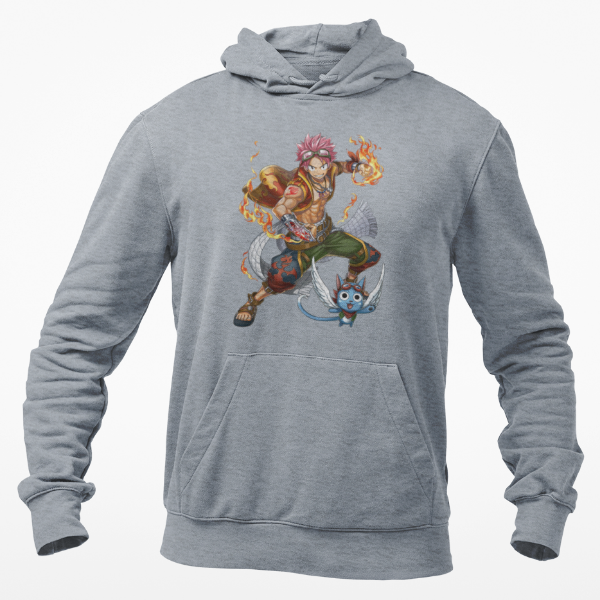 Sweat Happy et Natsu Fairy Tail gris