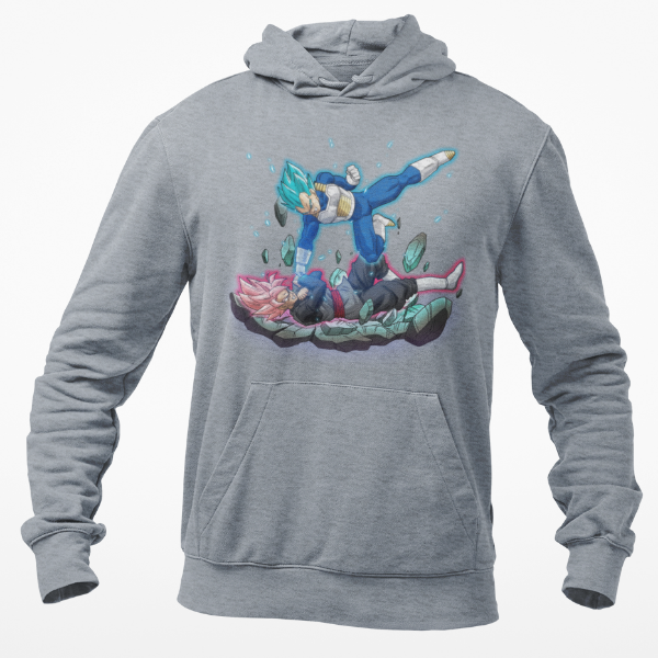 Sweat Vegeta vs Rosé Manga Dragon Ball Z gris