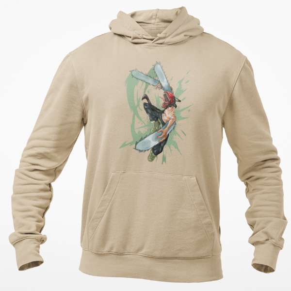 Sweat Chainsaw Man Adulte beige