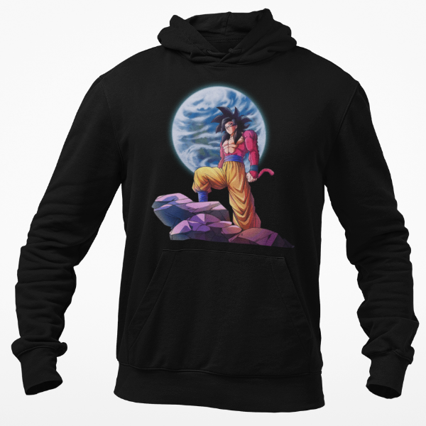 Sweat Goku SSJ4 Lune Manga Dragon Ball Z noir