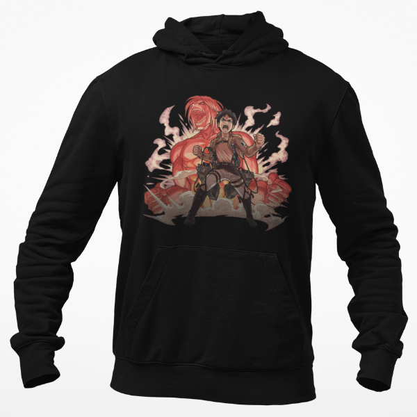 Sweat Eren Titan Assaillant Attaque Des Titans noir