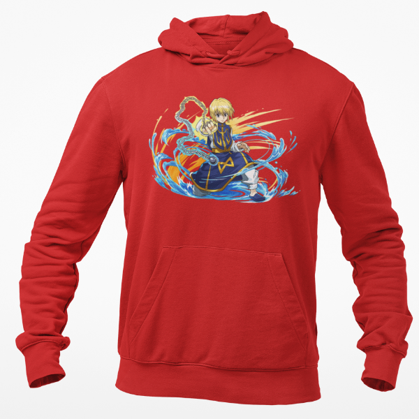 Sweat Kurapika Chaines HxH rouge