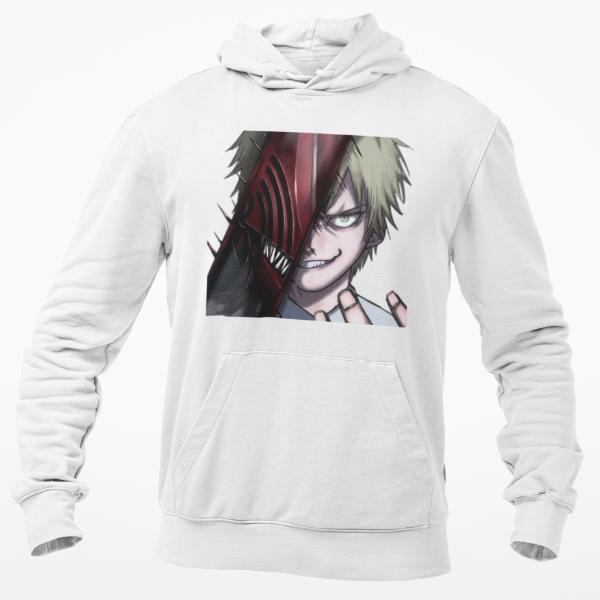 Sweat Denji Chainsaw Man blanc