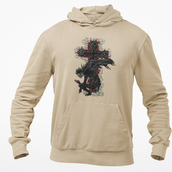 Sweat Ryuk Cross Manga Death Note beige