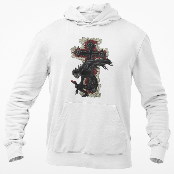 Sweat Ryuk Cross Manga Death Note blanc