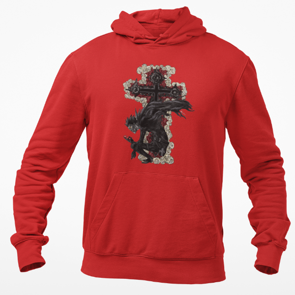 Sweat Ryuk Cross Manga Death Note rouge