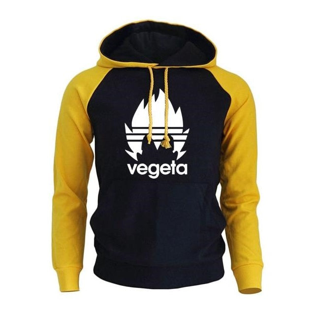 Sweat Dragon Ball Adidas noir jaune
