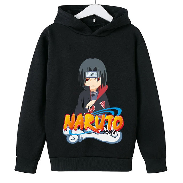 Sweat Enfant Naruto Itachi Uchiha noir