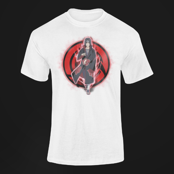 T-shirt Itachi Adulte Homme blanc
