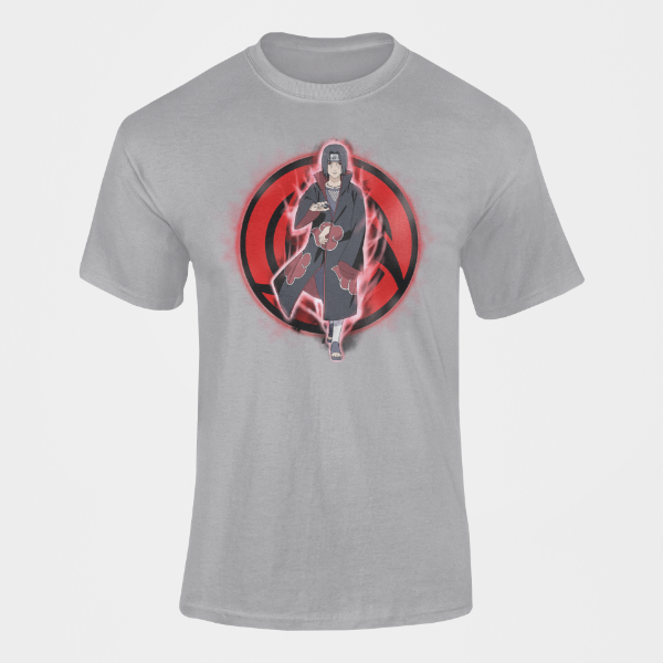 T-shirt Itachi Adulte Homme gris