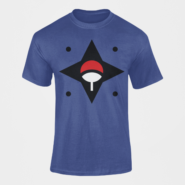 T-shirt Uchiha Adulte Homme bleu