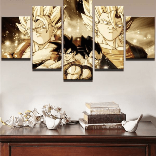 Tableau Goku et Vegeta