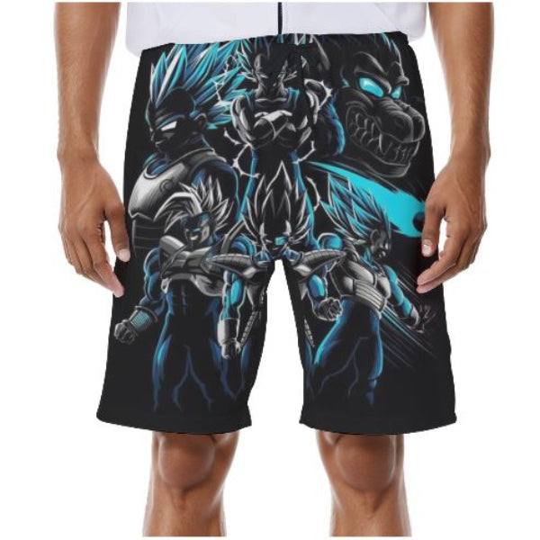 Short de bain Dragon Ball Vegeta transformations