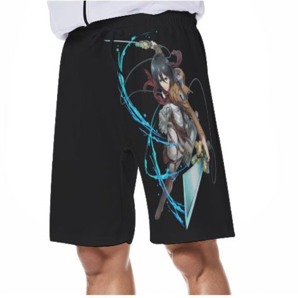 Short de bain Attaque des Titans Mikasa Ackerman