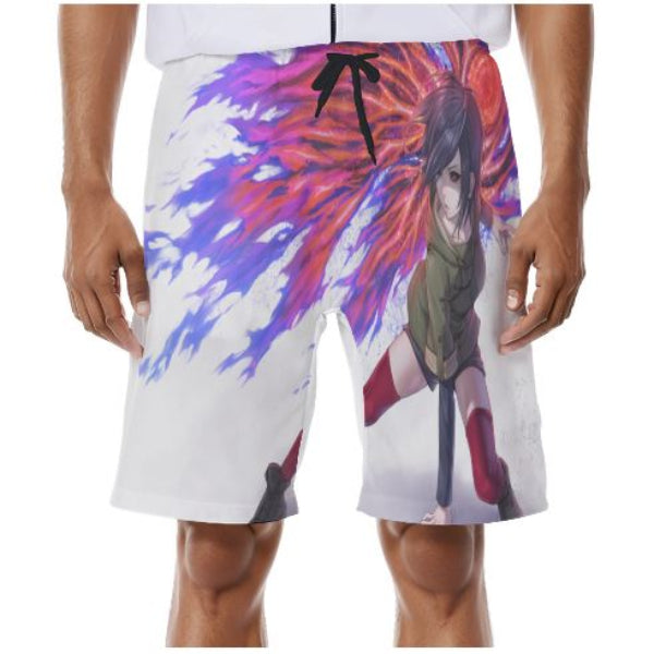 Short de bain Tokyo Ghoul blanc Touka Kagune