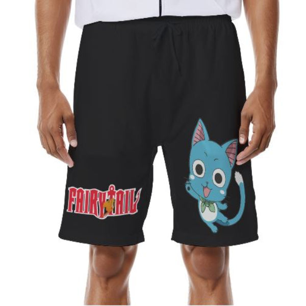 Short de bain Fairy Tail Happy & logo