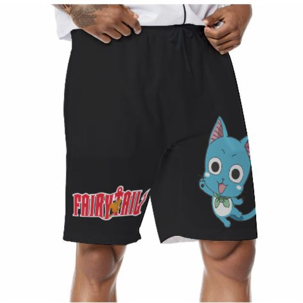 Short de bain Fairy Tail Happy & logo