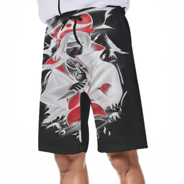 Short de bain Naruto Itachi corbeaux