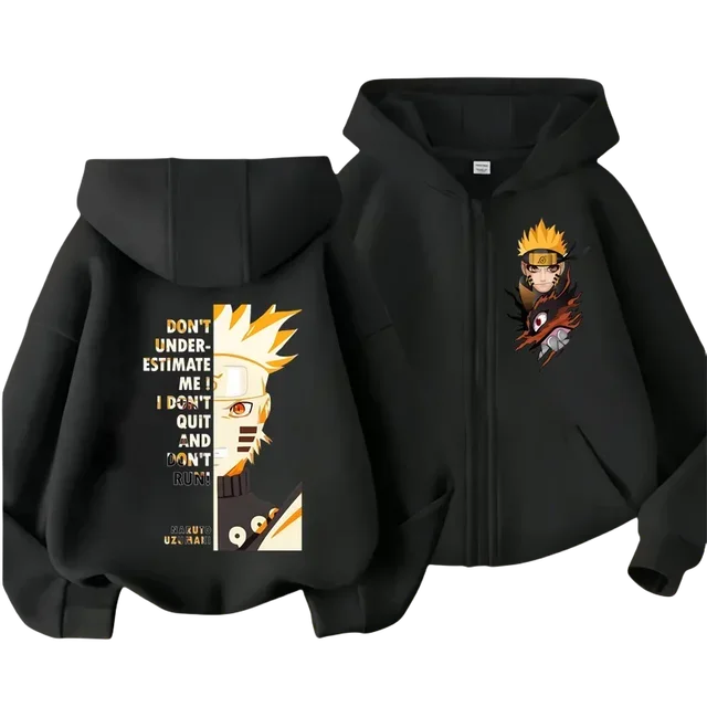 Gilet Enfant Naruto Ermite noir