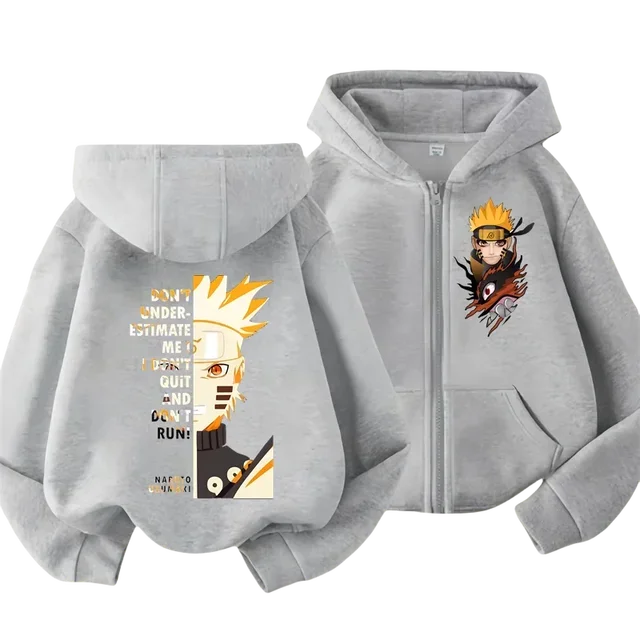 Gilet Enfant Naruto Ermite gris