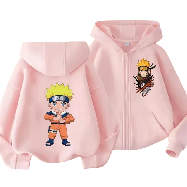 Gilet Enfant Naruto Garçon rose