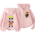 Gilet Enfant Naruto Garçon rose