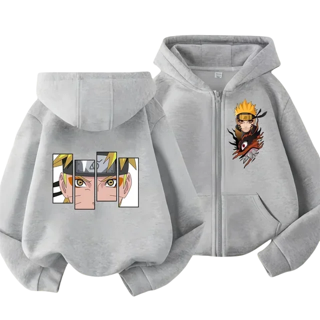 Gilet Enfant Naruto Sage Mode gris