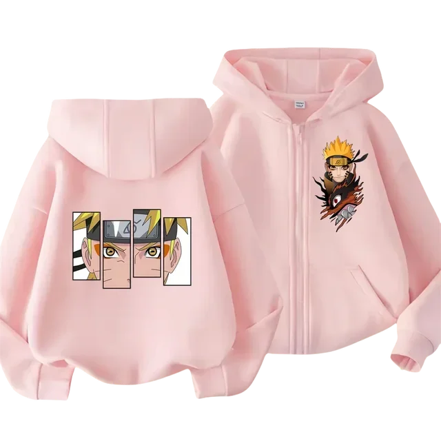 Gilet Enfant Naruto Sage Mode rose