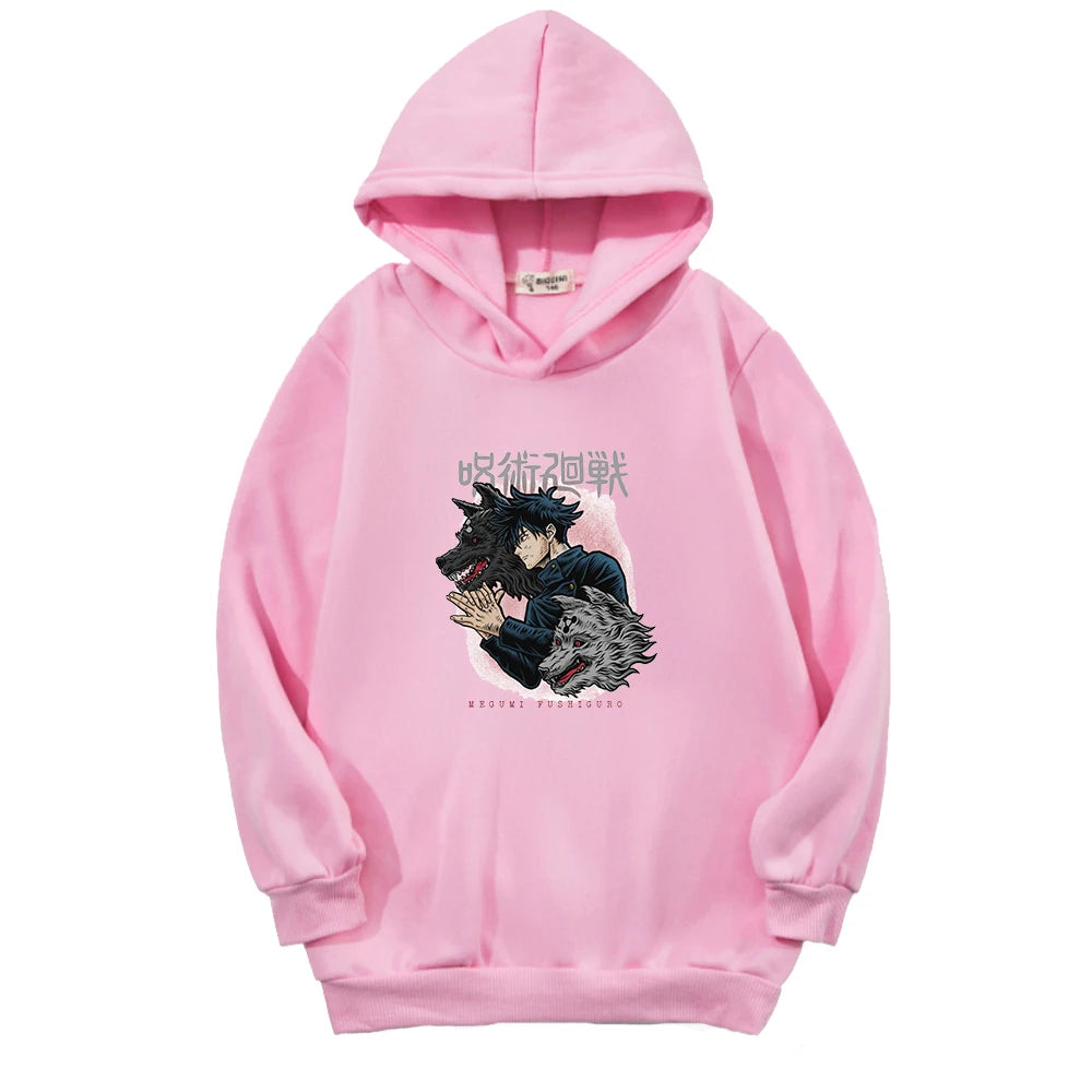 Sweat Pull Enfant Jujutsu Kaisen Megumi Fille Garçon ROSE