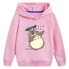 Sweat Enfant Mon Voisin Totoro Pull Parapluie Fille Garçon ROSE