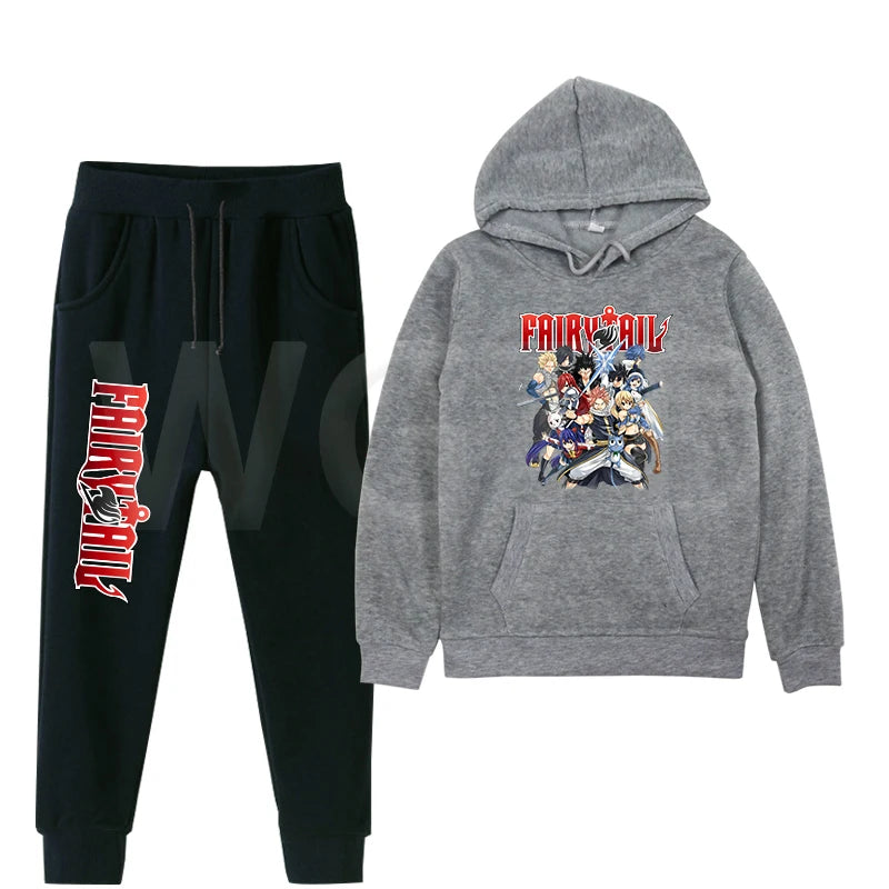 Ensemble Sweat Pull & Pantalon Enfant Fairy Tail Gris